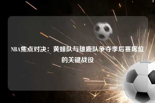 NBA焦点对决：黄蜂队与雄鹿队争夺季后赛席位的关键战役